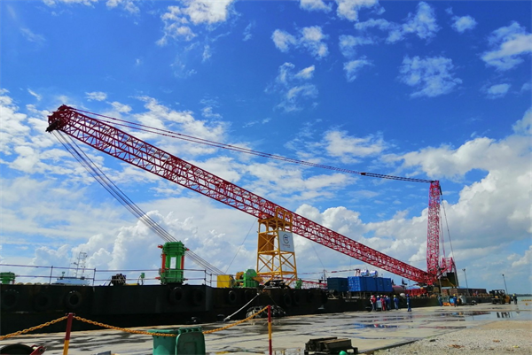 Provision of Assembly Service, Loadtesting, Roll-on, Seafastening and Lashing Service for 1,250T Crawler Crane on Sea Barge S-05 for Wind Power Projects of Trung Nam Group (TNG)